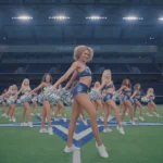 Jada McLean, who helped fight for a pay raise for the Dallas Cowboys Cheerleaders, is pictured in Netflix's America's Sweethearts.Courtesy of Netflix